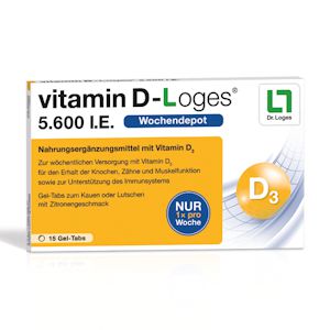 VITAMIN D-LOGES 5.600 I.E. Wochendepot Kautabl.